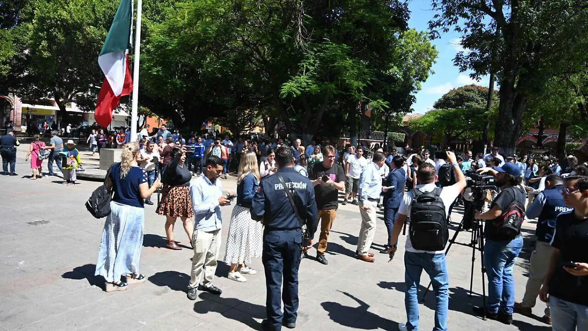 Simulacro de sismo en Zamora